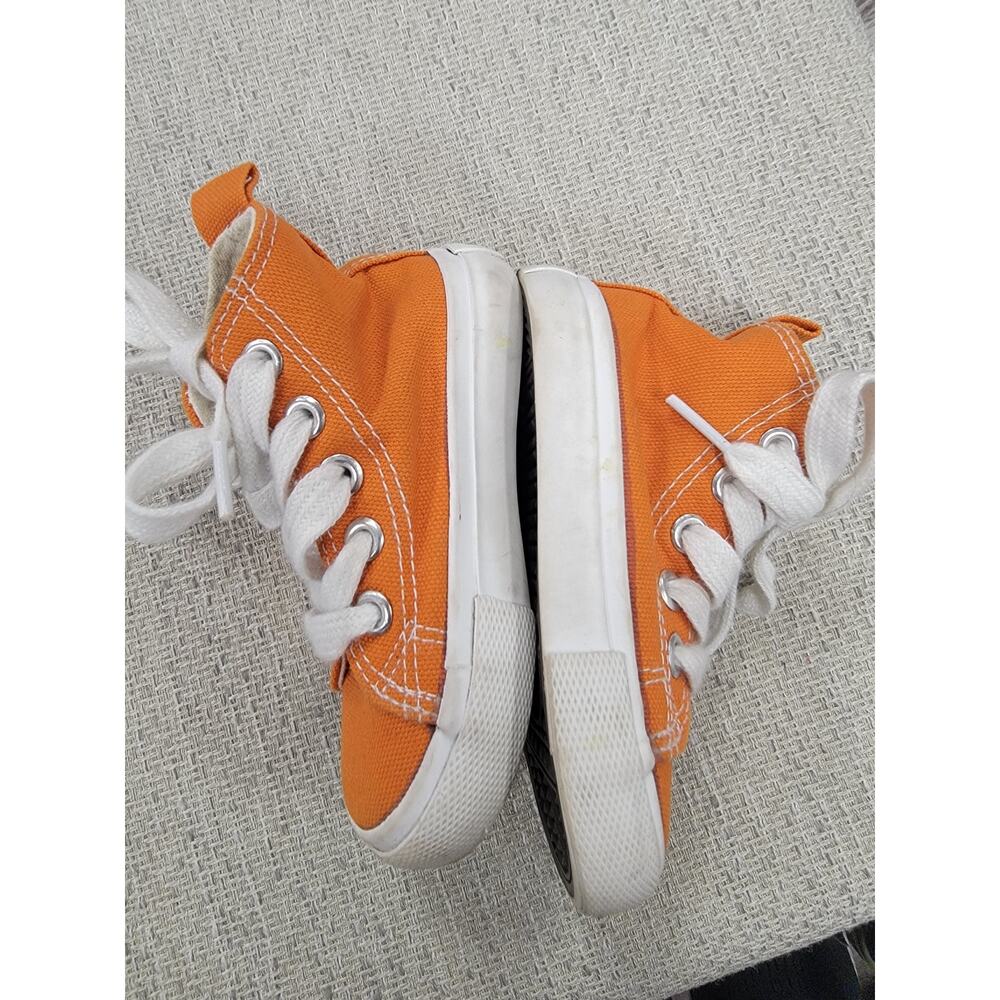 OPOEE Infant High Top Orange Lace up Shoes Sz 5.5  EUR 21 0146
